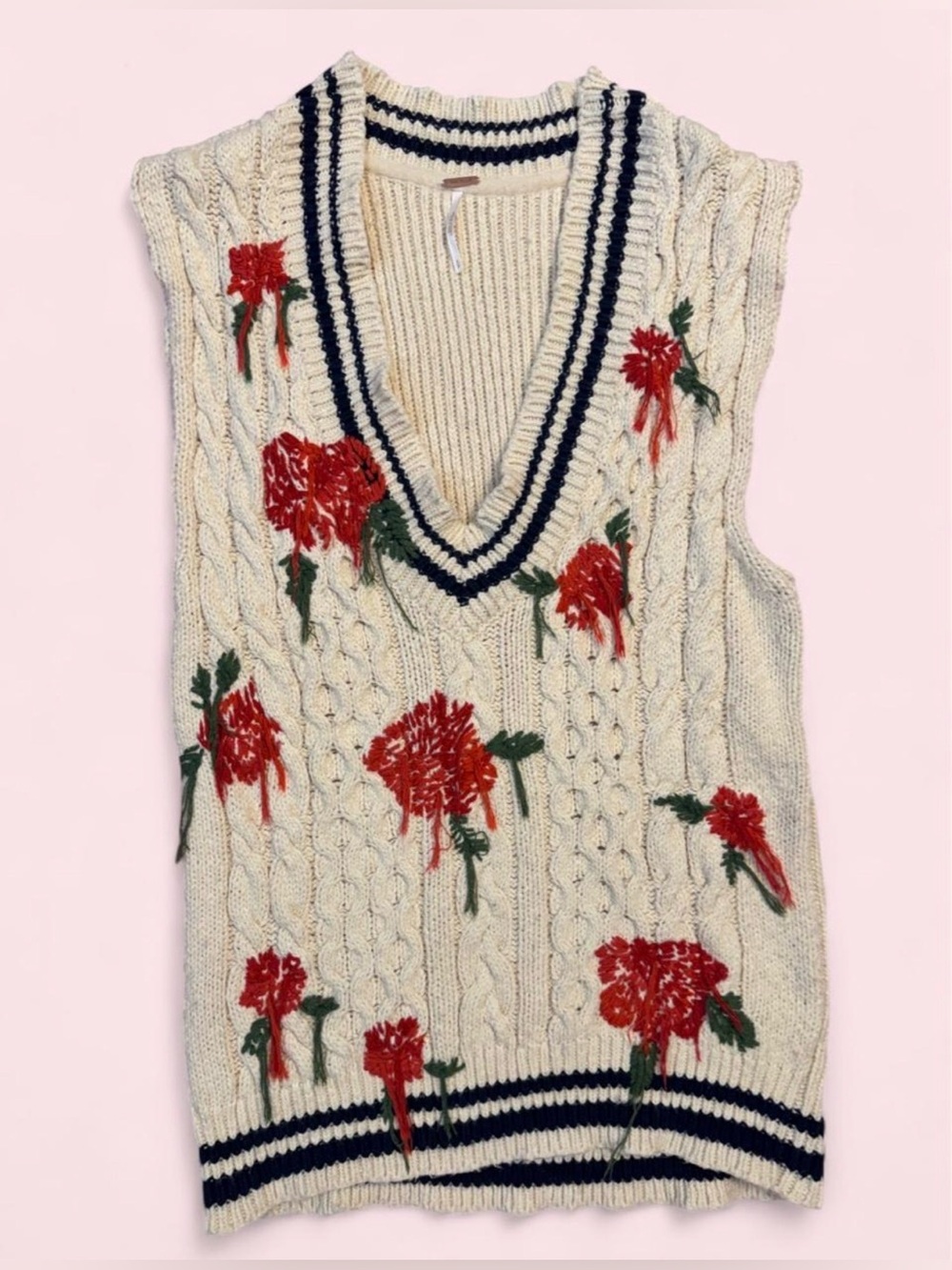 Free People Good Karma sweater vest Size: Small